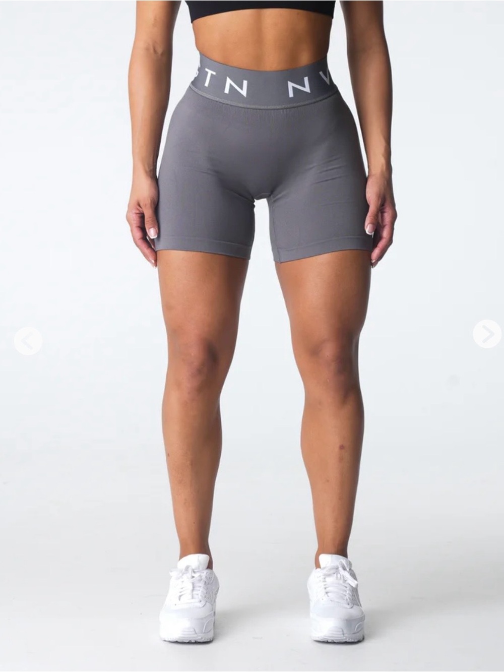 NVGTN Charcoal Sport Seamless Shorts